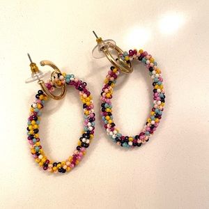 Beaded Statement Earrings